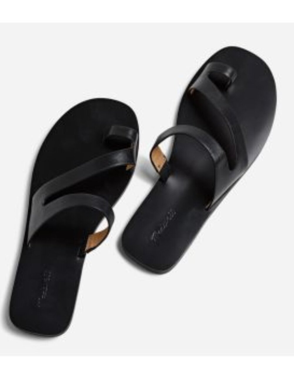 Madewell The Gabi Asymmetric-Strap Sandal
